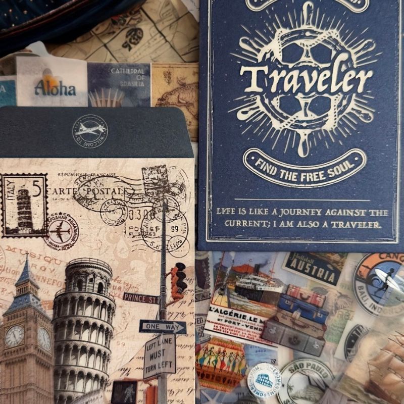 Set de papelería Global Travel – Travel Memory Scrapbook Set - Imagen 3