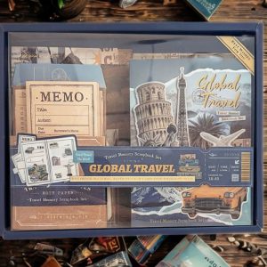 Set de papelería Global Travel – Travel Memory Scrapbook Set