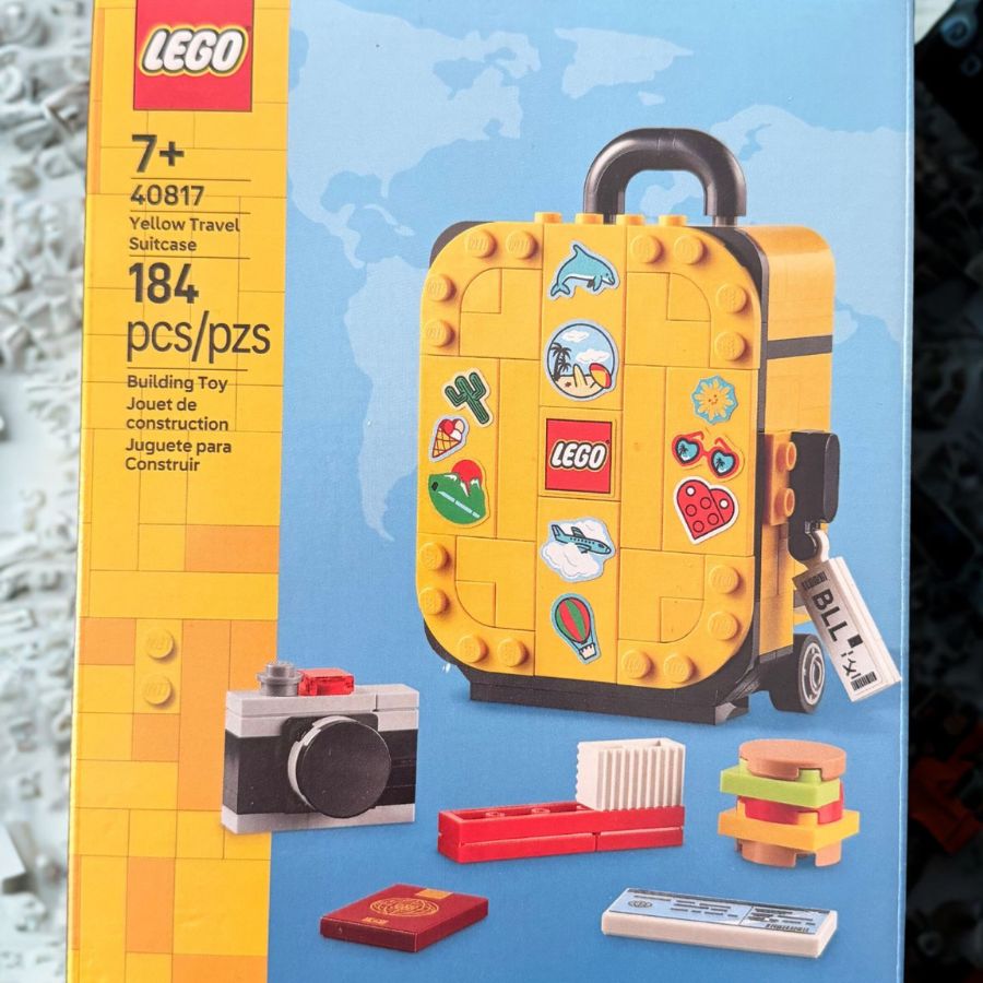 Lego yellow travel suitcase (184 piezas)